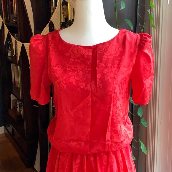 VINTAGE puff sleeved, reconstructed minidress - Picture 2 of 5